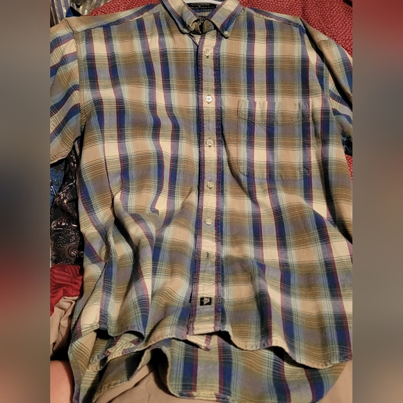 Dockers Small plaid button-up EUC - Picture 6 of 7